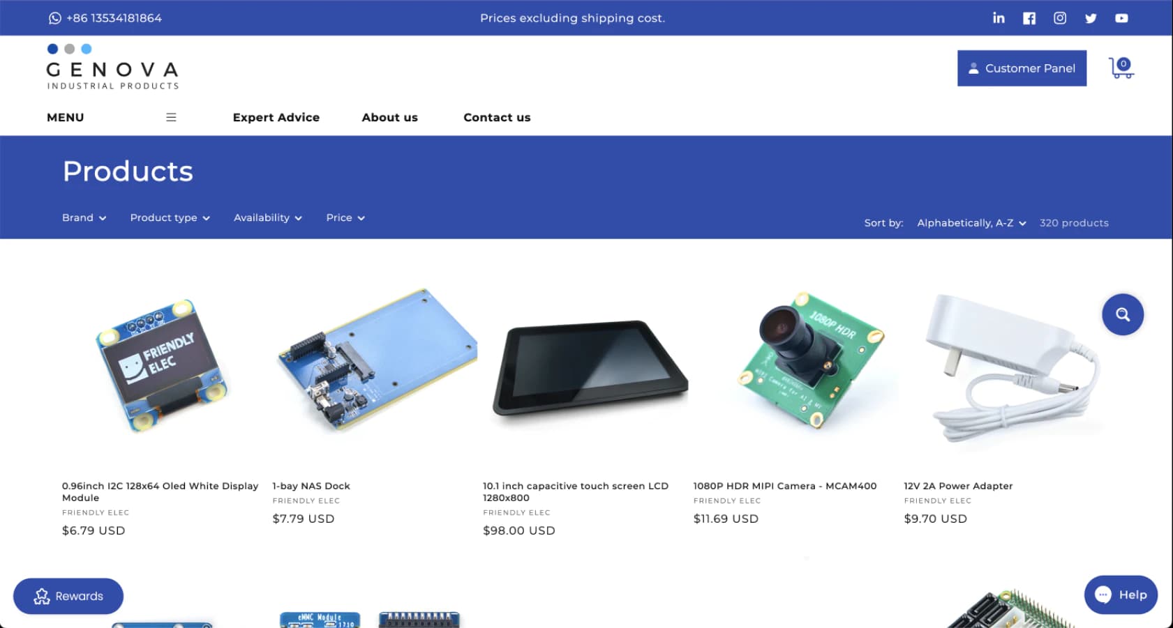 Genova Industrial website